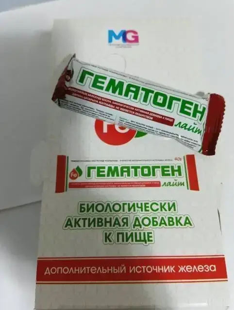 Гематоген Лайт “MegaGem” 40г