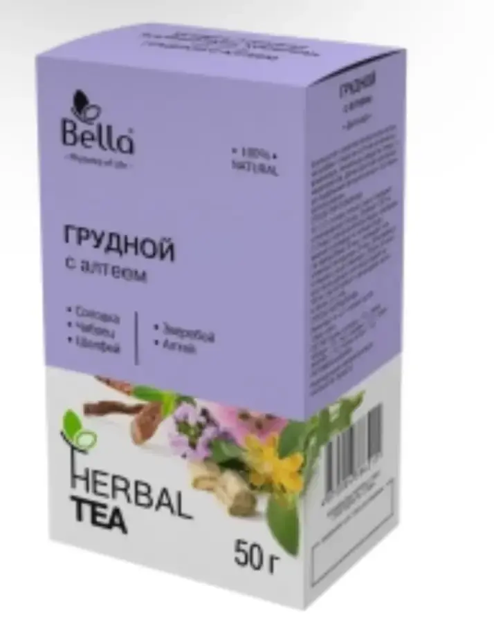Грудной с алтеем 50г (фито-чай "Белла")