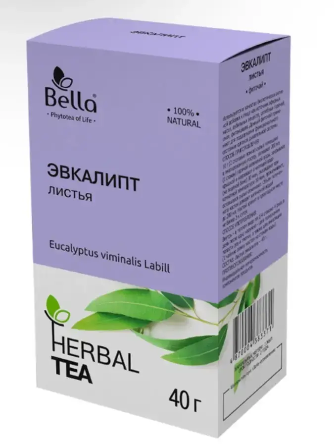 Эвкалипт листья 40г(фито-чай "Белла")
